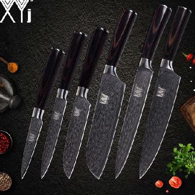 SS Kitchen Knife Set With Kitchen Lighter