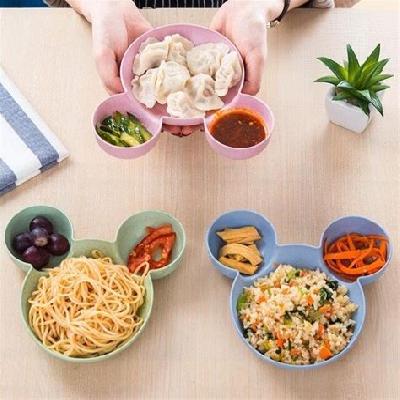 CE-183 Plain Plastic Mickey Shape Plate