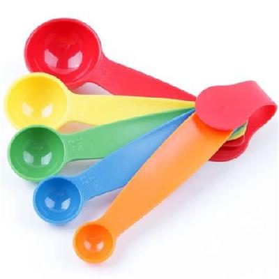 Big Plastic Measuring Spoons - Set of 5