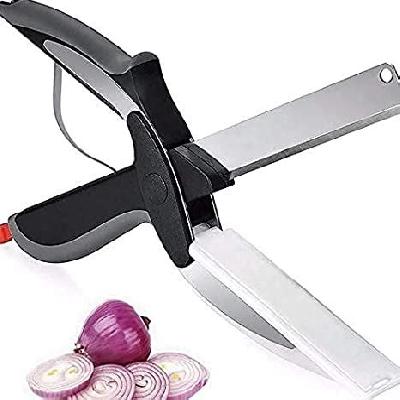 Clever 2 in 1 Food Chopper Slicer Dicer Vegetable Fruit Cutter