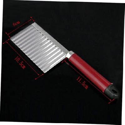 Crinkle Knife Potato Chip, French Fry Cutter with Wavy Blade