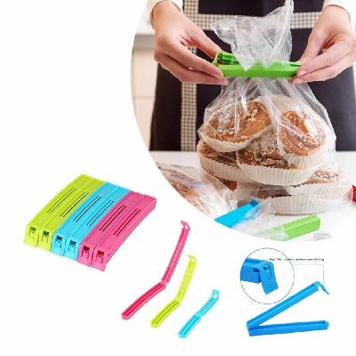 Plastic Snack Bag Clip Sealer Set (18 Pcs, Multicolour)