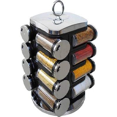 Revolving Plastic Spice Rack (16 Pcs)