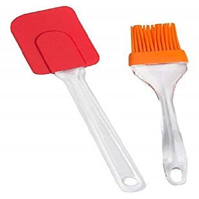 Spatula and Pastry Brush for Cake Mixer