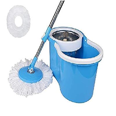 Spin Bucket Mop with Refills for All Type of Floors