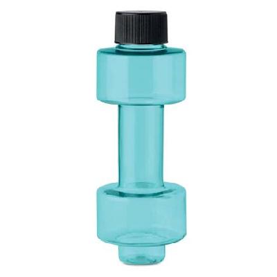 Steel Cap Plastic water Dumbbells Bottle