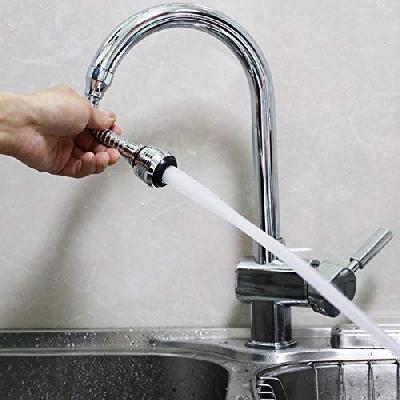 Turbo Flex 360 Degree Rotatory Flexible Sink Water Saving Faucet Nozzle Sprayer