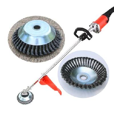 Wire Wheel Cup Brush (Black)