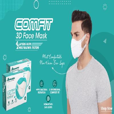 Romsons Comfit  3D Face mask.