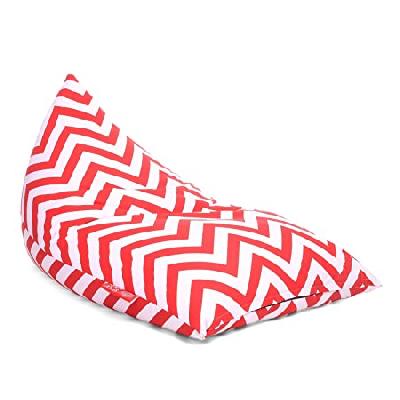 Cotton Canvas Printed Pyramid Bean Bag XXL Size Cover Only, Multi Color, Customizable