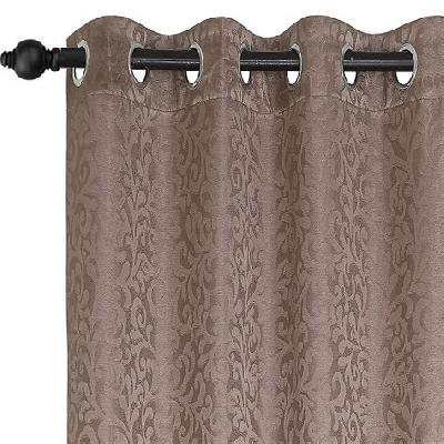 Designer Eyelet Long Door Curtain 7 Ft