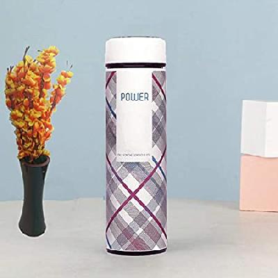 Double Wall Vacuum Insulated SS Flask BPA Free Thermos Travel Water Bottle 480 ml - Hot and Cold