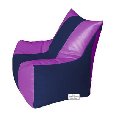 Premium Collection Classic Canvas Stripes Denim Bean Bag XXXL Size Blue Color Cover Only