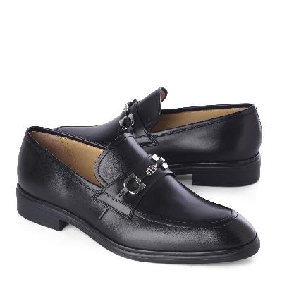 Mens Black Loafer Shoes