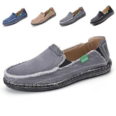 Mens Canvas Loafer Shoes