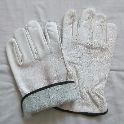 Industrial Leather Hand Gloves