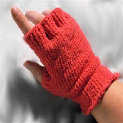 Knitted Half Finger Hand Gloves