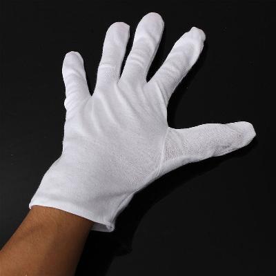 Plain White Anti Static Safety Gloves