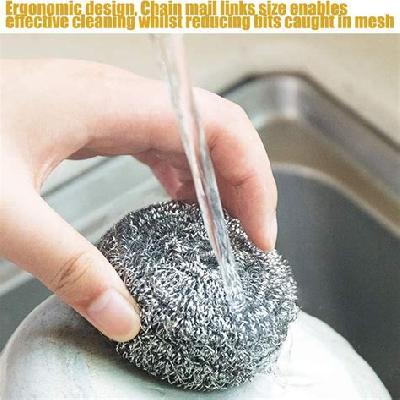 Stainless Steel Utensil Scrubber