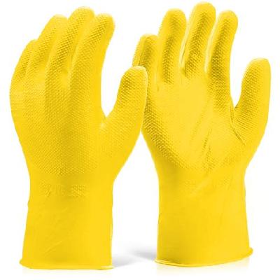 Yellow Plastic Gloves