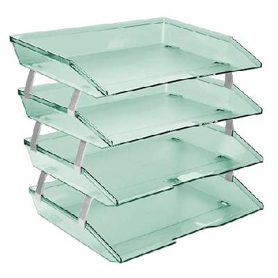 4 Tier Plastic Document Tray