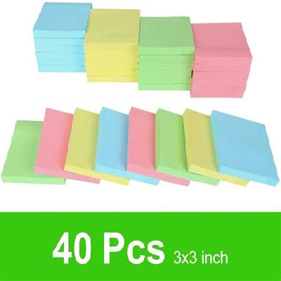 Four Colour Neon Sticky Note Pad
