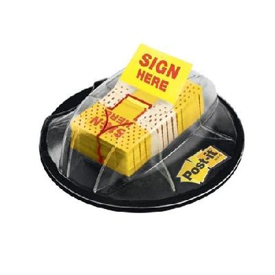 Sign Here Plastic Flag Sticky Note