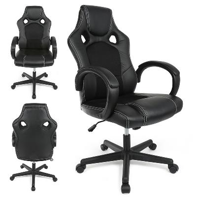 Leatherette Leather Cyber Chair