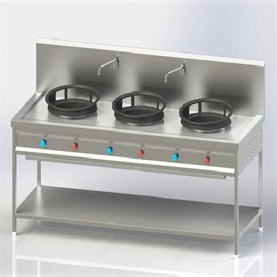 Chinese 3 in 1 Cooking Range