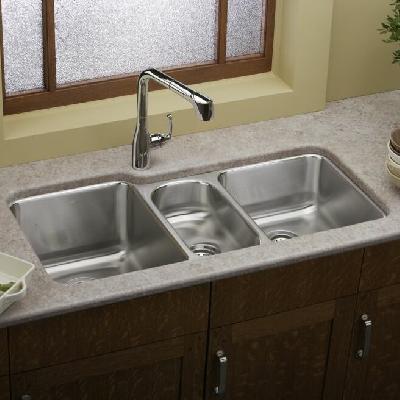 Triple Bowl Kitchen Sink