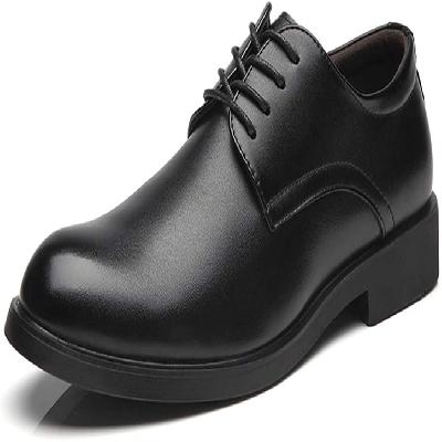 Mens Black Formal Microfiber Shoes