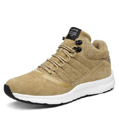 Mens High Cut Designer Microfiber Shoes