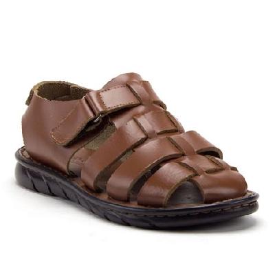 Mens Leather Closed Designer Sandal