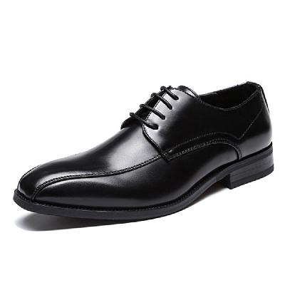 Mens Microfiber Formal Black Shoes