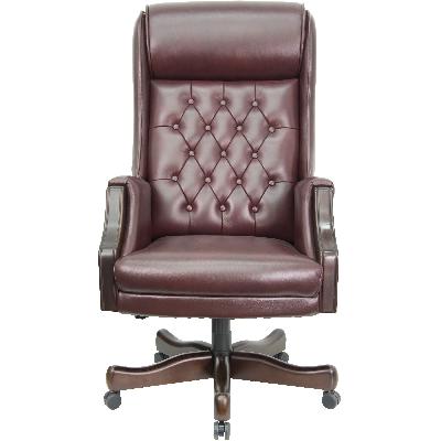 Leather High Back Chair
