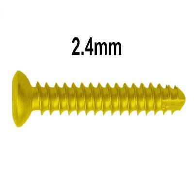 4mm SS And Titanium Locking Head Cortex Screw