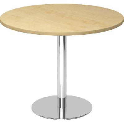 Conference Table (Round With Chrome Plated Legs)