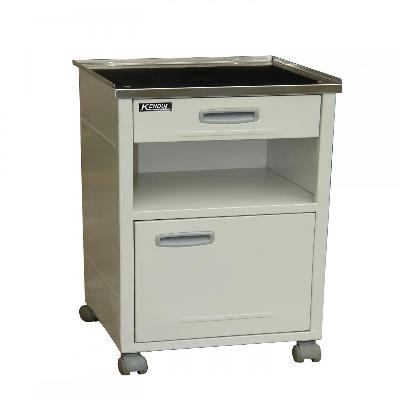 Hospital Bed Side Locker SS ( With 1 Drawer )