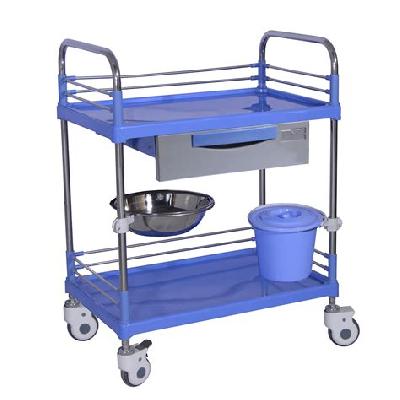 Suction Machine Trolley With SS Top Hospital