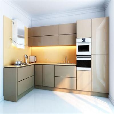 L Shape Modular Kitchen