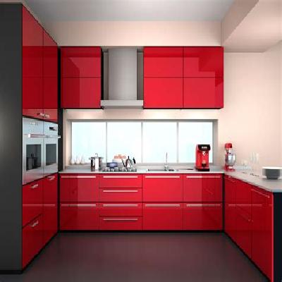 U Shape Modular Kitchen