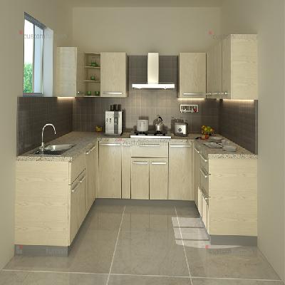 U Shape Modular Kitchen