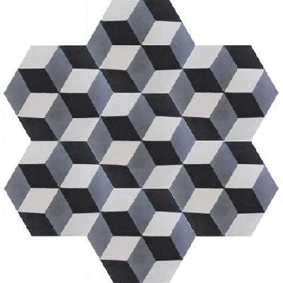 23x27 Hexagonal Morocan Tiles