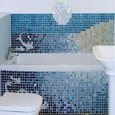 Glass Mosaic Bathroom Tile