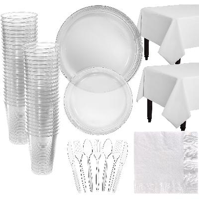 Disposable Crockery plates bowls glasses