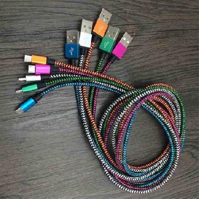 Nylon Braided Android Mobile Data Cable