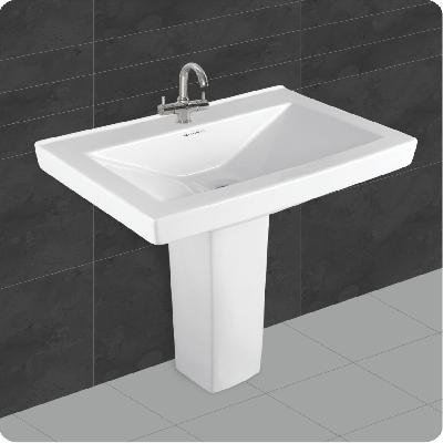 Rectangular Pedestal Wash Basin