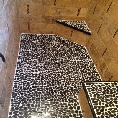 Bathroom Stone Floor Tile fixing
