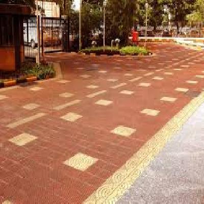Vitrified Parking Tiles Laying