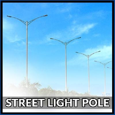 Double Arm Street Light Pole